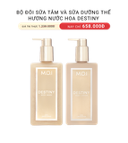  Bộ Đôi Sữa Tắm Và Dưỡng Thể Hương Nước Hoa Destiny 