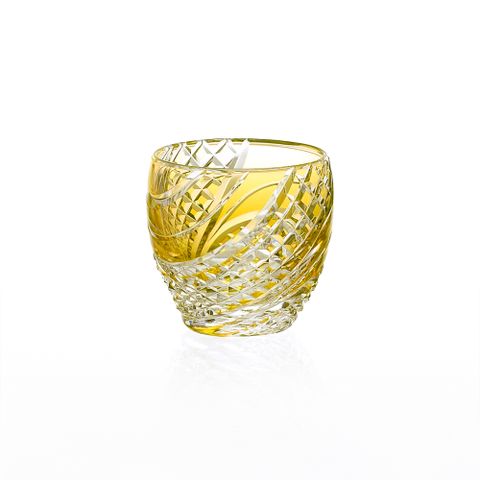  Ly pha lê sake Edo Kiriko “Fish scales strip