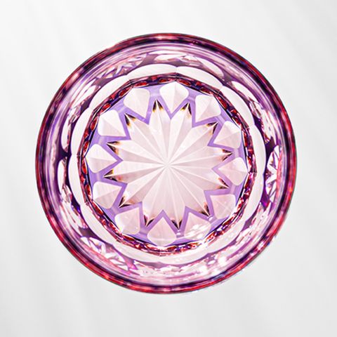  Ly pha lê rock glass Edo Kiriko 