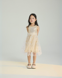  Váy Kim Sa Thắt Nơ Sao - Gold 