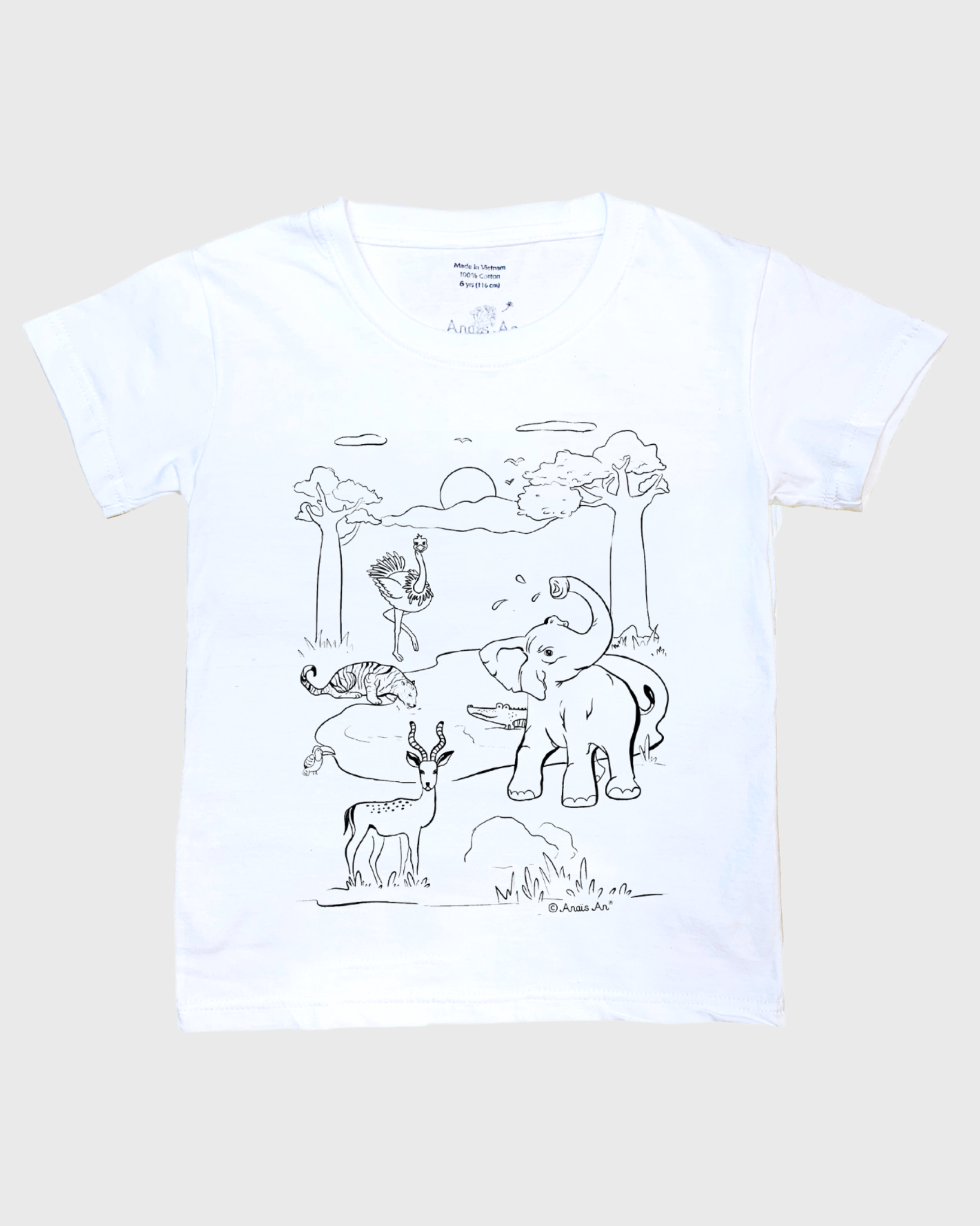  Colouritful T-shirt Safari 01 (Đã bao gồm màu) 