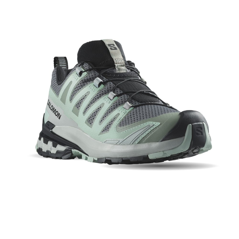Giày Hiking Nữ Salomon Shoes Xa Pro 3D V9 W Qush/Lily/Bluhaz L47272900