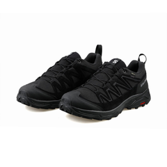 Giày Hiking Salomon Nam X Ward Leather GTX L47182300 Black/Black/Black