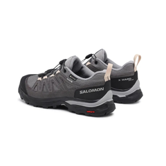 Giày Hiking Salomon Nữ X Ward Leather GTX W L47182400 Gull/Black/Ebony
