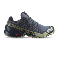 Giày Thể Thao Trail Running Nam Salomon Shoes Speedcross 6 Gtx Grisaille/Carbon/Tea L47465500