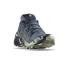 Giày Thể Thao Trail Running Nam Salomon Shoes Speedcross 6 Gtx Grisaille/Carbon/Tea L47465500