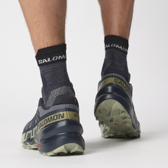 Giày Thể Thao Trail Running Nam Salomon Shoes Speedcross 6 Gtx Grisaille/Carbon/Tea L47465500