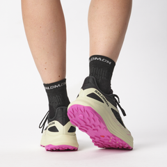 Giày Thể Thao Trail Running Nữ Salomon Shoes Ultra Flow Black/Tyello/Rose V L47450900