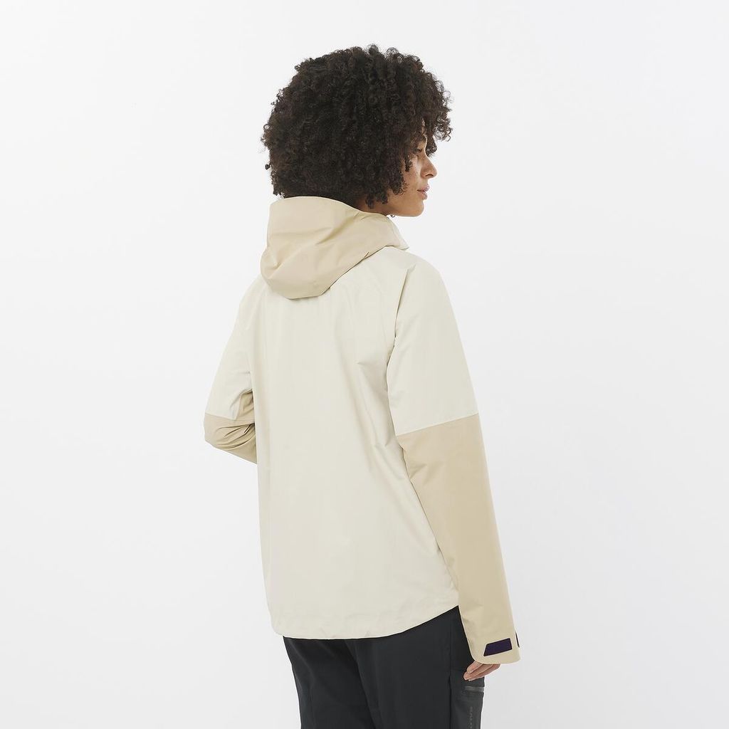 Áo Khoác Thể Thao Nữ Salomon Outerpath 2.5L Jacket W LC2317300 White Pepper/Rai