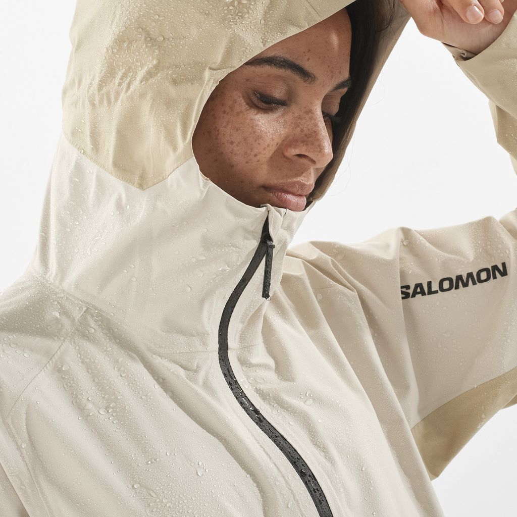 Áo Khoác Thể Thao Nữ Salomon Outerpath 2.5L Jacket W LC2317300 White Pepper/Rai