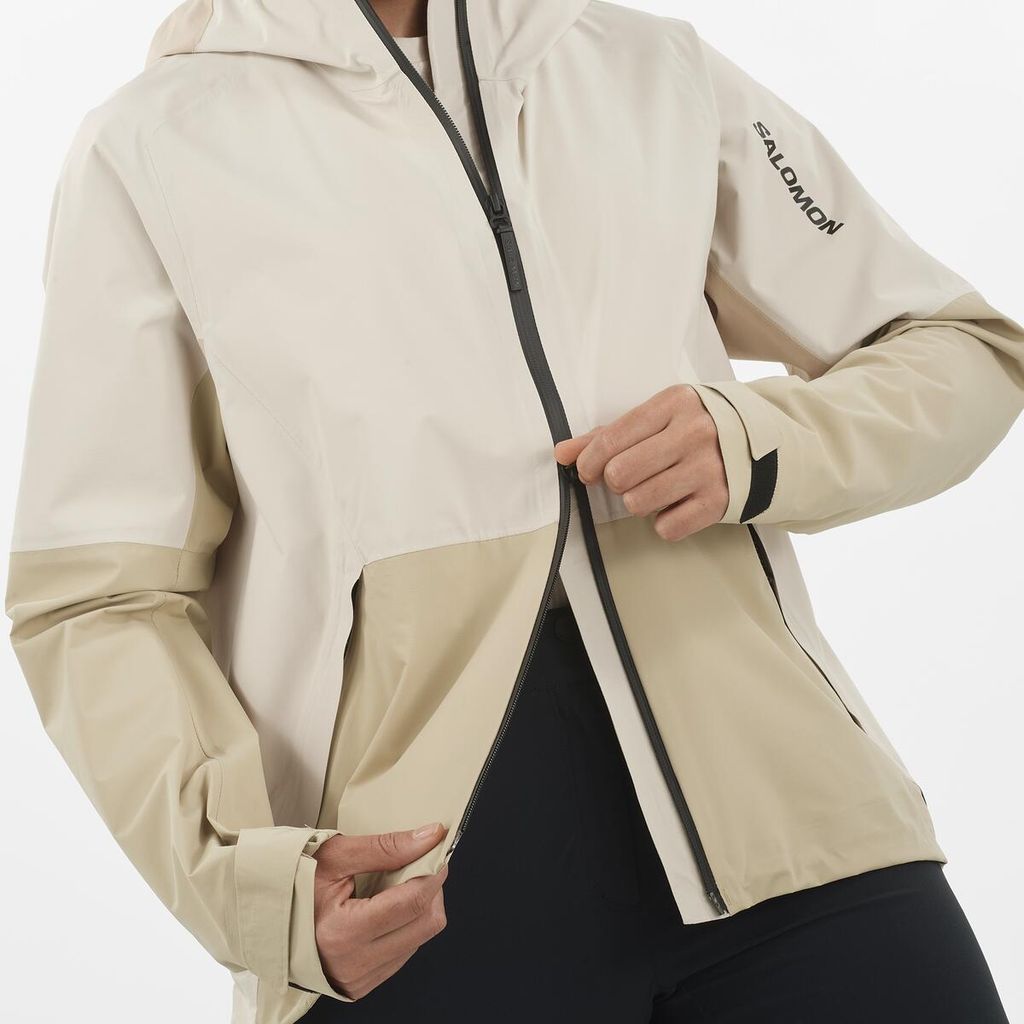 Áo Khoác Thể Thao Nữ Salomon Outerpath 2.5L Jacket W LC2317300 White Pepper/Rai