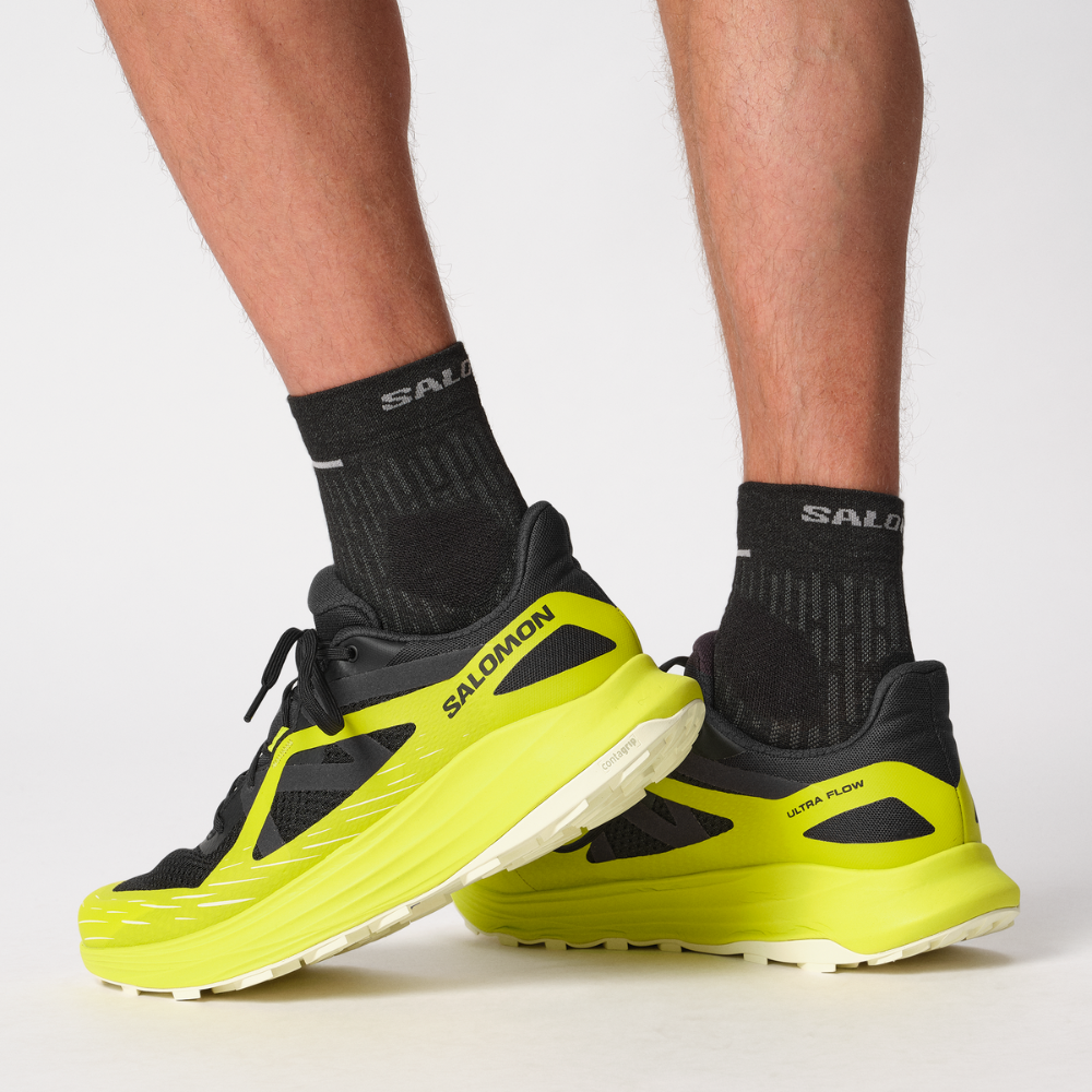 Giày Trail Running Nam Salomon Shoes Ultra Black Sulphur Spring L47462500