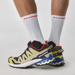 Giày Thể Thao Trail Running Nam Salomon Shoes XA Pro 3D V9 Black/Buttercup/Lapis Blue L47119000