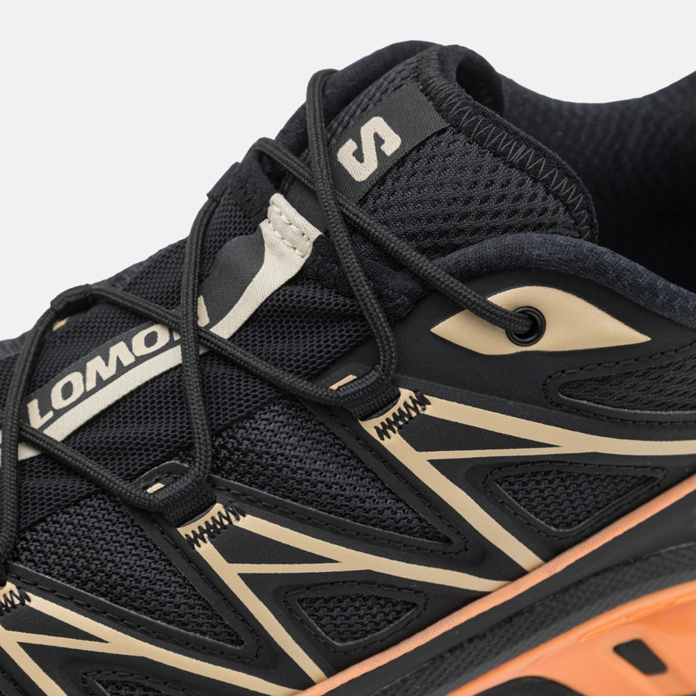 Giày Thể Thao Unisex Salomon XT-6 Expanse Black/Papaya/White Pepper L47445700