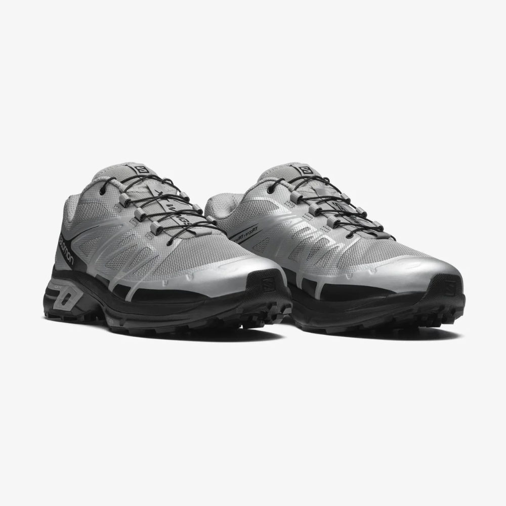 Giày Thể Thao Unisex Salomon XT-Wings 2 Ghost Grey Silver Black L47435100
