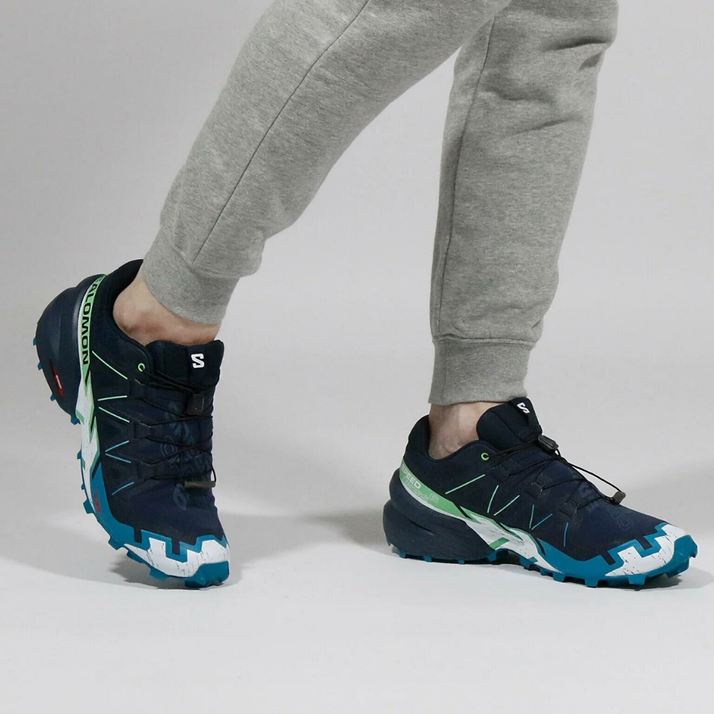Giày Trail Running Nữ Salomon Speedcross 6 Tahitian Tide Carbon Tea L47466200