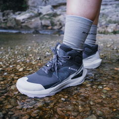 Giày Hiking Nữ Salomon Elixir Activ Mid GTX India Ink Orchid Petal	L47457400
