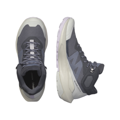 Giày Hiking Nữ Salomon Elixir Activ Mid GTX India Ink Orchid Petal	L47457400