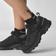 Giày Thể Thao Nam Salomon X Ward Leather GTX L47182600 Black