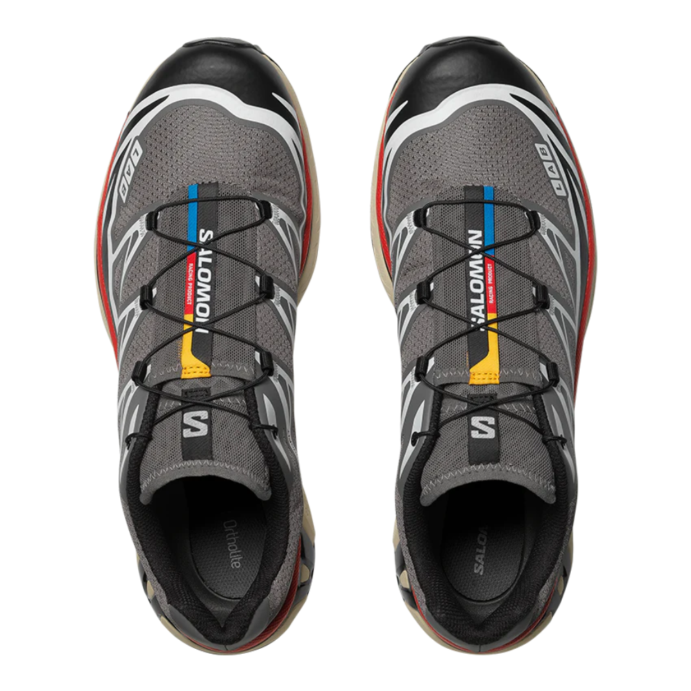 Giày Thể Thao Unisex Salomon XT-6 L47293200 Pewter/Black/Aurora Red