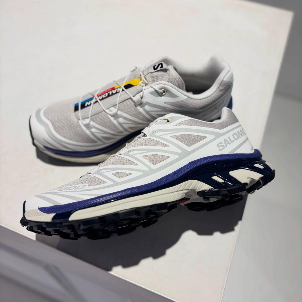 Giày Thể Thao Unisex Salomon XT-6 L47820300 White/Lunar Rock/Liberty
