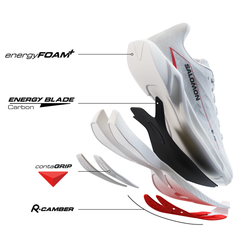 Giày Thể Thao Chạy Bộ Unisex Salomon S/Lab Spectur L47376000 White Fiery Red Black