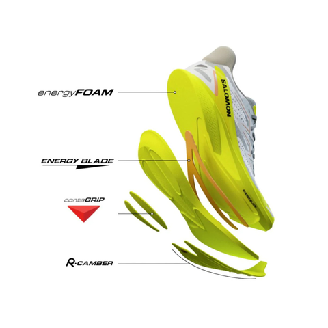 Giày Thể Thao Nam Salomon Phantasm 2 L47383000 White/Yellow/Metal