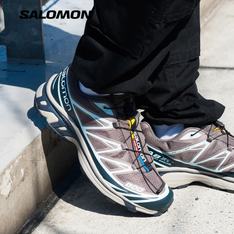 Giày Thể Thao Unisex Salomon XT-6 L47445100 Plum Kitten/India Ink/Ballad Blue