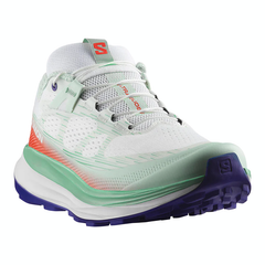 Giày Thể Thao Nữ Salomon Ultra Glide 2 L47600400 White/Sonic Green/Tomato Red