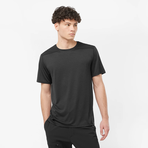 Áo Thể Thao Nam Salomon Outline Ss Tee M LC2116900 Deep Black