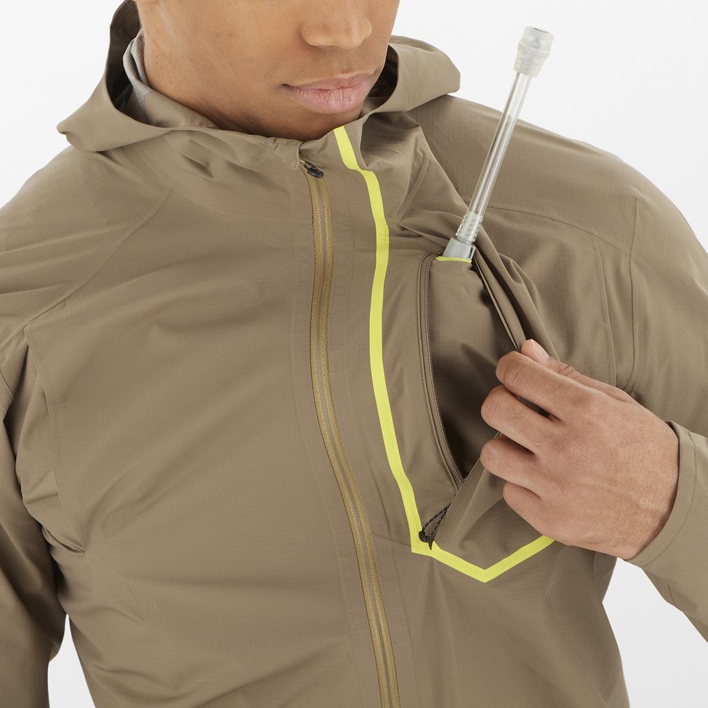 Áo Khoác Thể Thao Nam Salomon Bonatti Trail JKT M LC2271800 Shitake