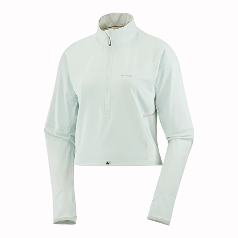 Áo Thể Thao Nữ Salomon Sense Aero Hybrid Cropped LC2290200 Misty Blue