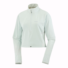 Áo Thể Thao Nữ Salomon Sense Aero Hybrid Cropped LC2290200 Misty Blue