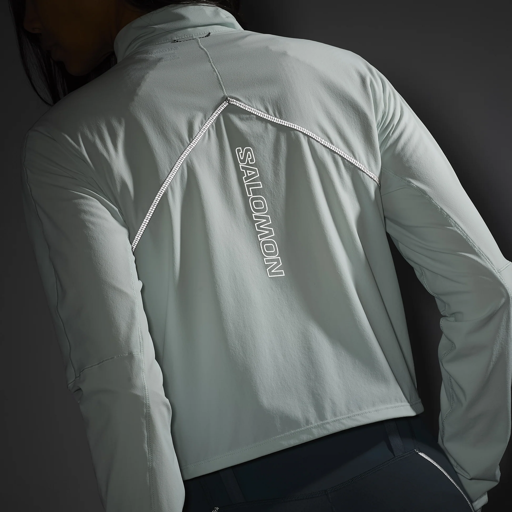 Áo Thể Thao Nữ Salomon Sense Aero Hybrid Cropped LC2290200 Misty Blue