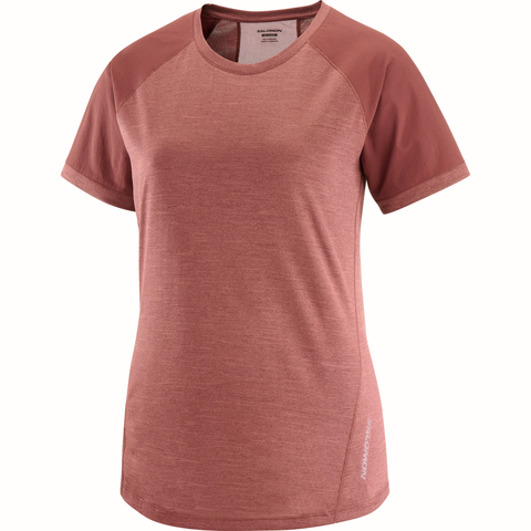 Áo Thể Thao Nữ Salomon Outline SS Tee W LC2306500 Rum Raisin