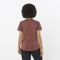 Áo Thể Thao Nữ Salomon Outline SS Tee W LC2306500 Rum Raisin
