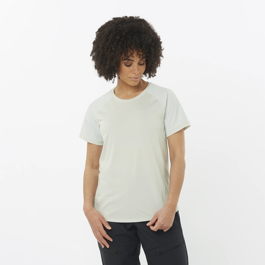 Áo Thể Thao Nữ Salomon Outline SS Tee W LC2306600 Misty Blue