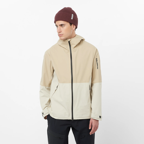 Áo Khoác Thể Thao Nam Salomon Outerpath 2.5L Jacket M LC2314200 White Pepper/Rai