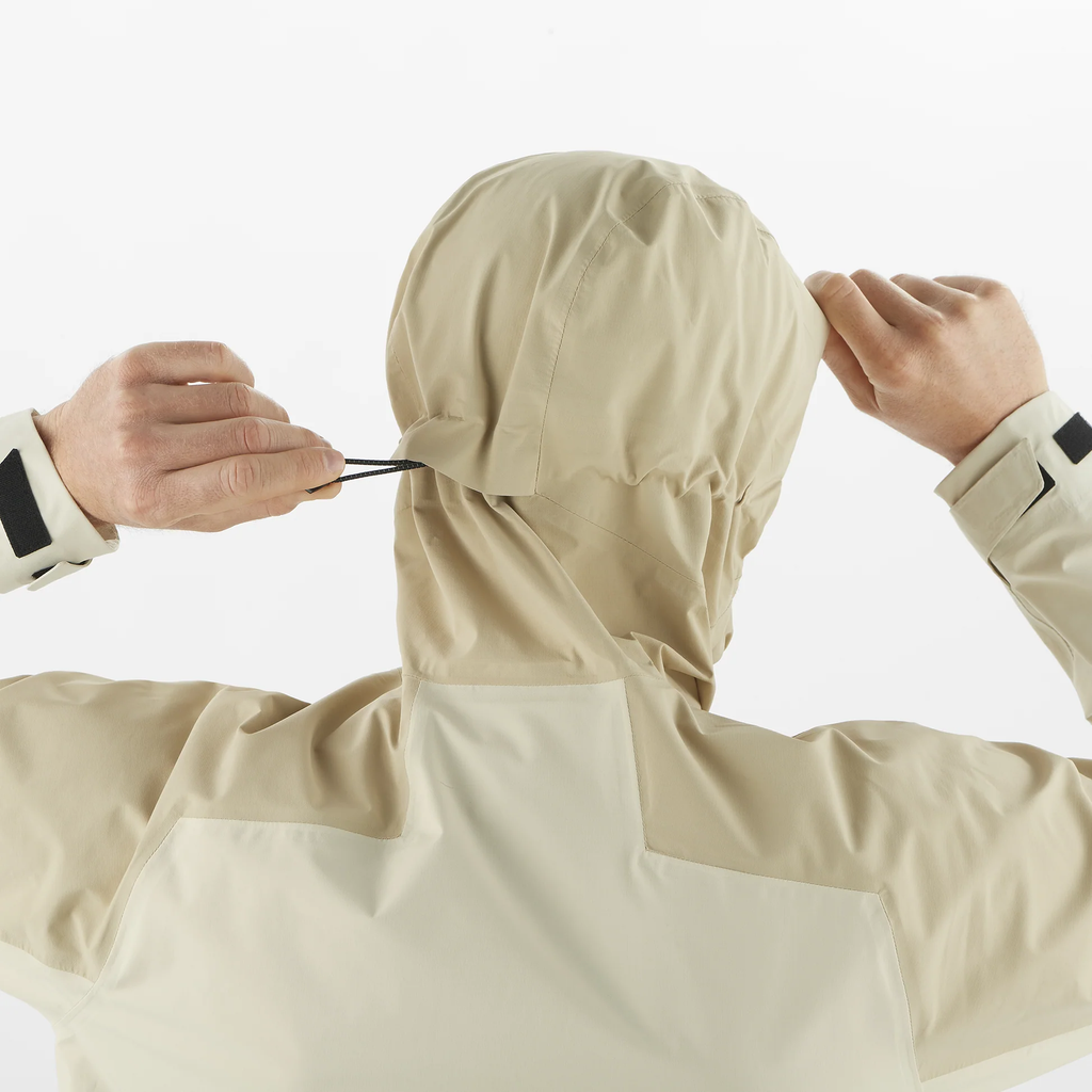Áo Khoác Thể Thao Nam Salomon Outerpath 2.5L Jacket M LC2314200 White Pepper/Rai