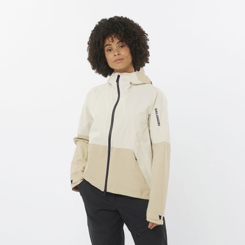 Áo Khoác Thể Thao Nữ Salomon Outerpath 2.5L Jacket W LC2317300 White Pepper/Rai