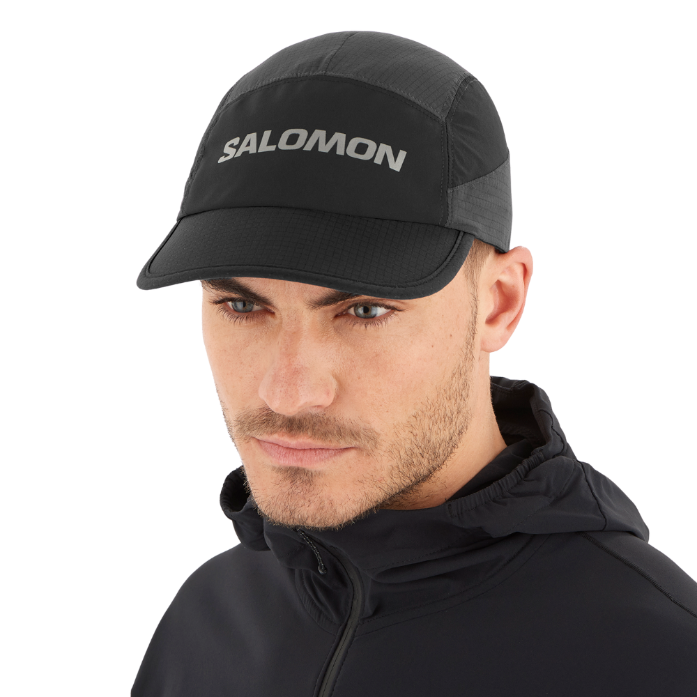 Mũ Leo Núi Unisex Salomon Sense Aero Cap Deep Black LC2238400