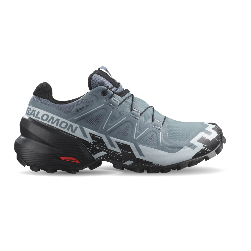 Giày Trail Running Nữ Salomon Speedcross 6 GTX Flint Stone Black Heather L47302300