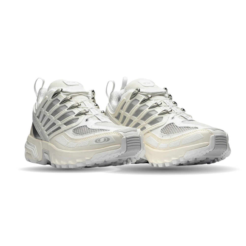 Giày Thể Thao Unisex Salomon Shoes Acs Pro White/Vanilla Ice/Lunar Rock L47179900
