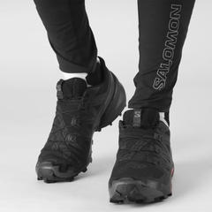 Giày Trail Running Nam Salomon Speedcross 6 Wide Black Phantom L41744000
