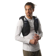 Vest Nước Chạy Địa Hình Salomon Active Skin 12 Black/Metal LC2177400