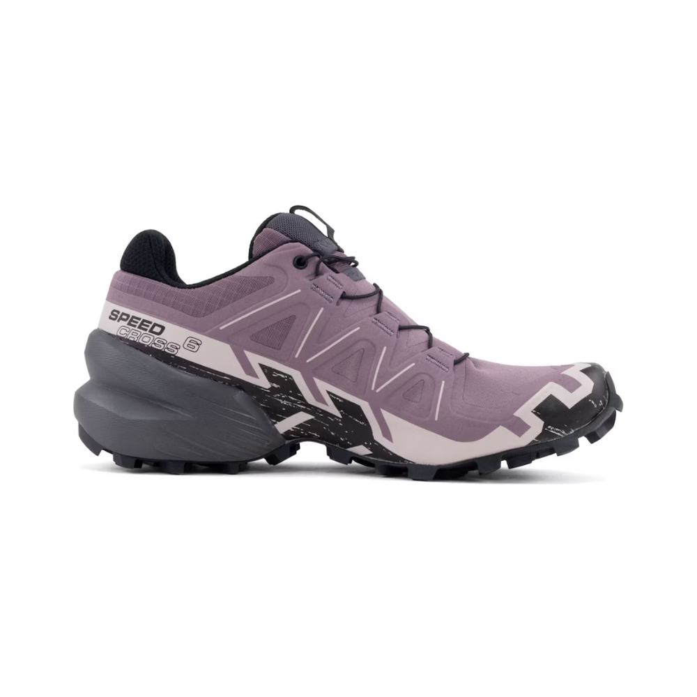 Giày Trail Running Nữ Salomon Speedcross 6 Wide Black Phantom L41763200