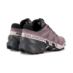 Giày Trail Running Nữ Salomon Speedcross 6 Wide Black Phantom L41763200
