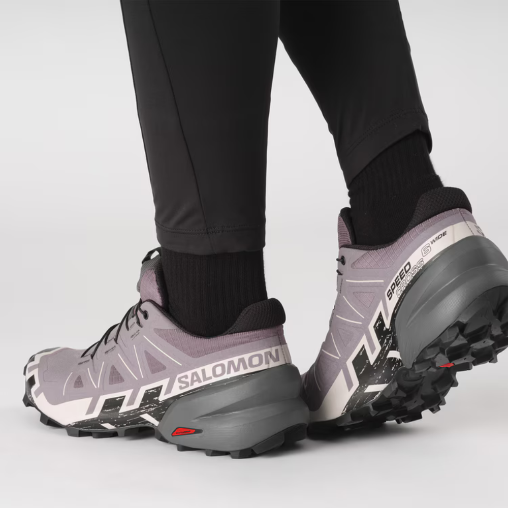 Giày Trail Running Nữ Salomon Speedcross 6 Wide Black Phantom L41763200
