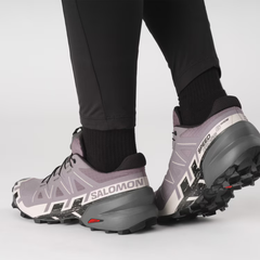 Giày Trail Running Nữ Salomon Speedcross 6 Wide Black Phantom L41763200
