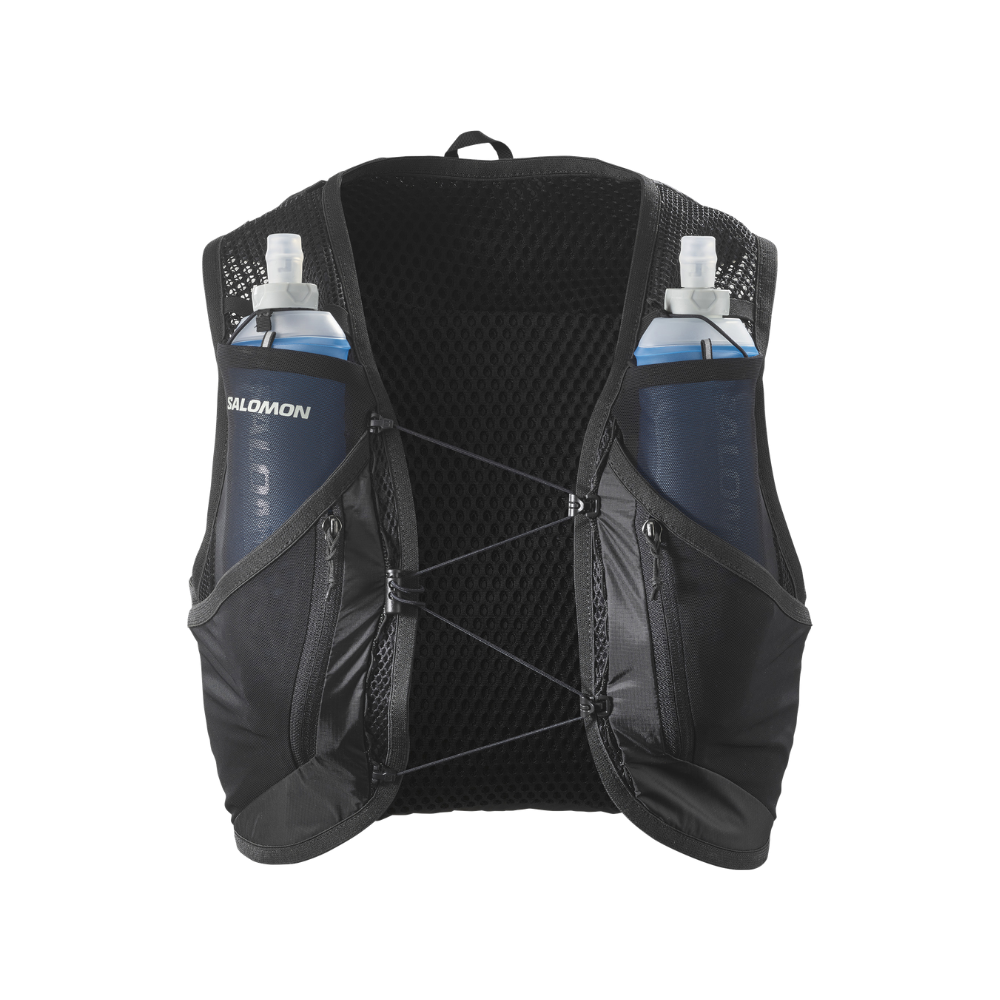 Vest Nước Chạy Địa Hình Salomon Active Skin 12 Black/Metal LC2177400